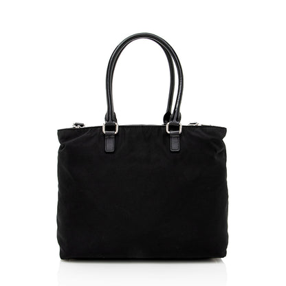 Prada Tessuto Logo Tote (SHF-18272)