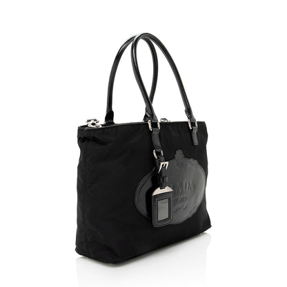 Prada Tessuto Logo Tote (SHF-18272)