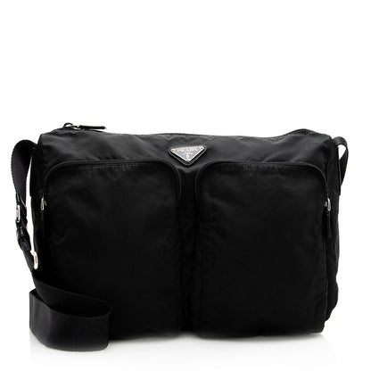 Prada Tessuto Messenger Bag (SHF-19270)