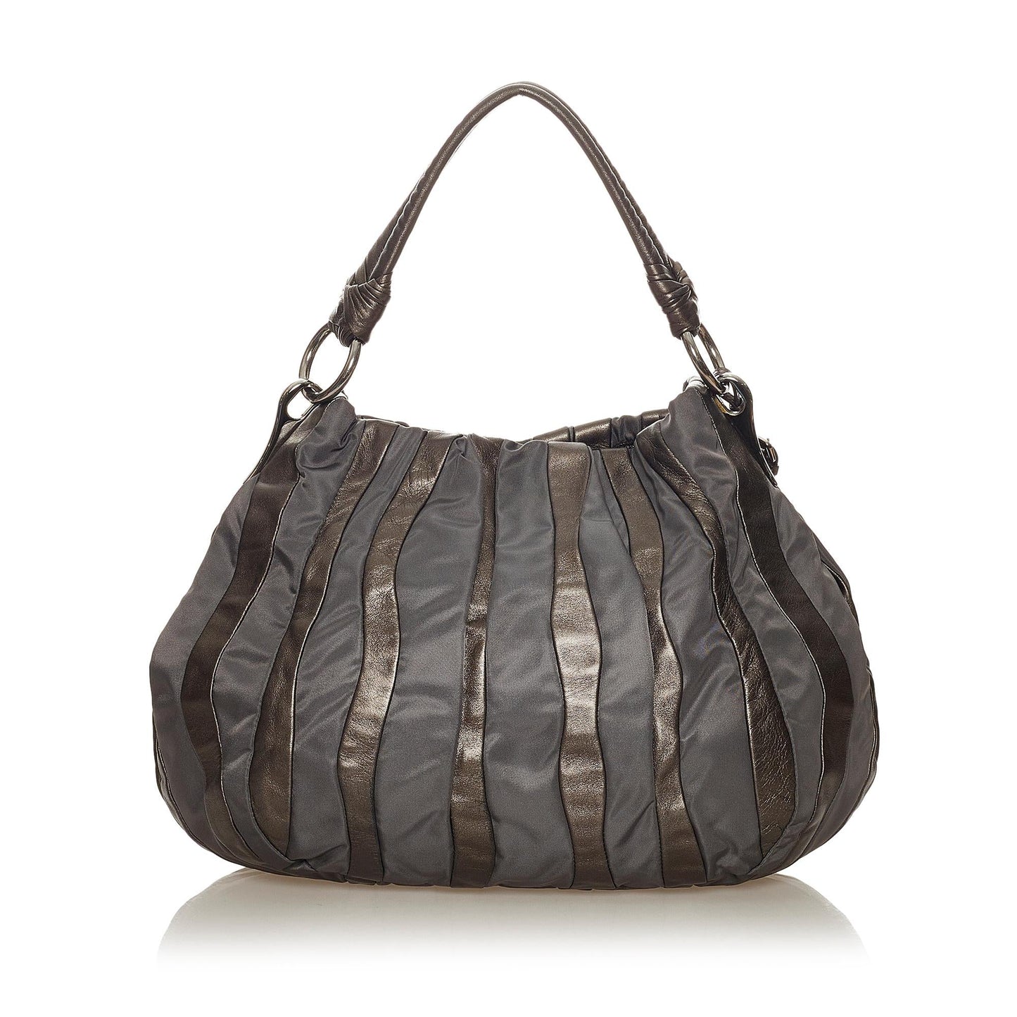Prada Tessuto Nappa Waves Hobo Bag (SHG-27221)