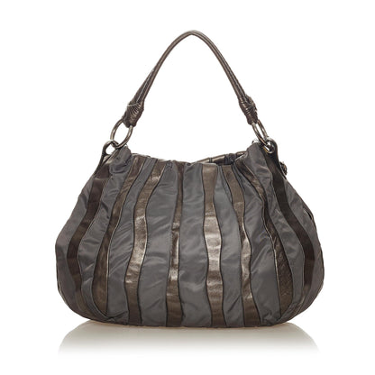 Prada Tessuto Nappa Waves Hobo Bag (SHG-27221)