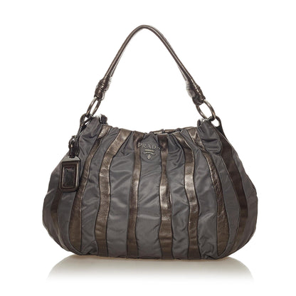 Prada Tessuto Nappa Waves Hobo Bag (SHG-27221)