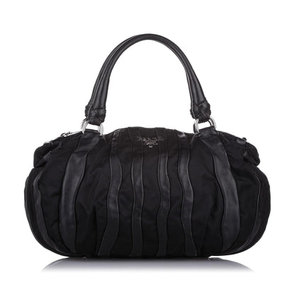 Prada Tessuto Nappa Waves Tote Bag (SHG-31568)