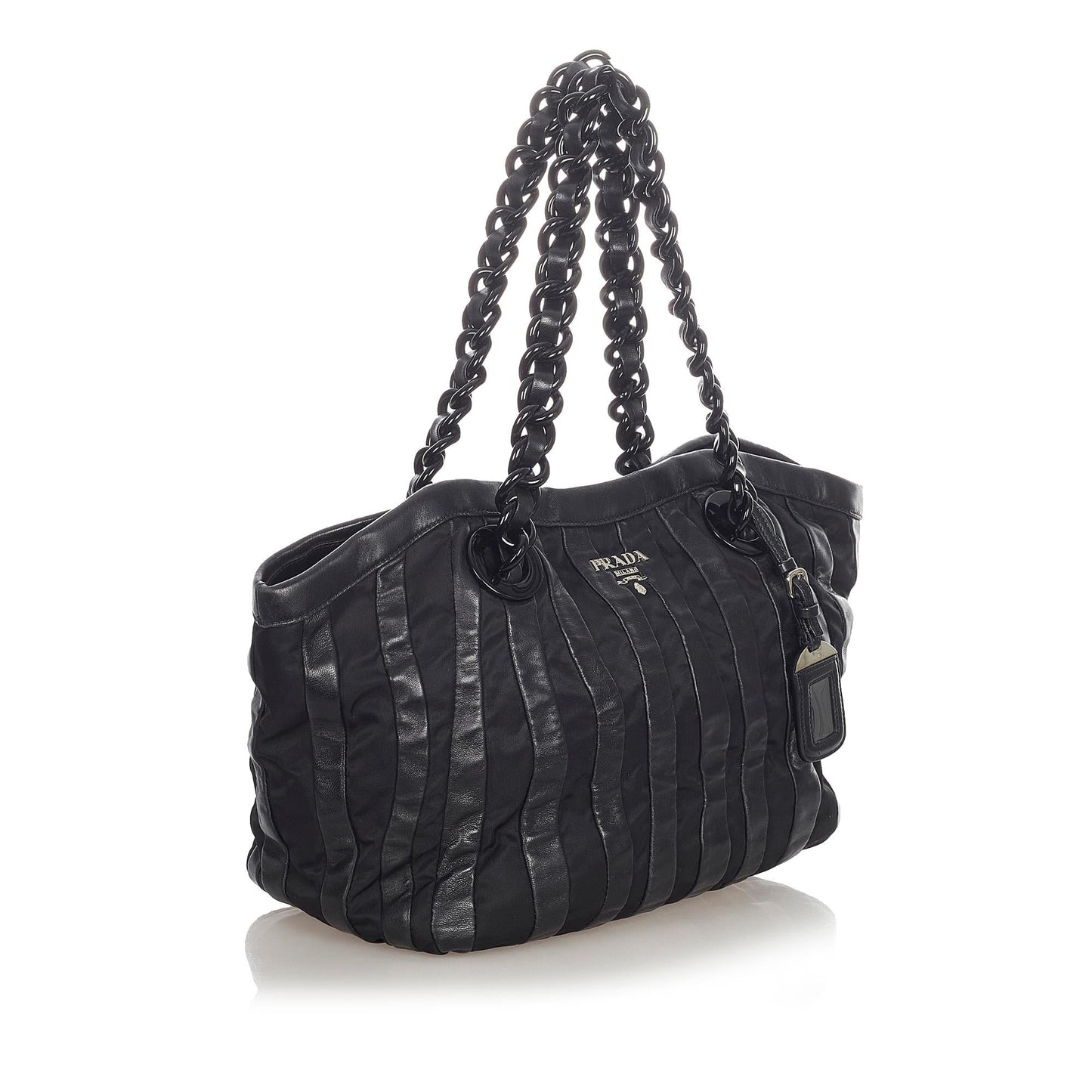 Prada Tessuto Nappa Waves Tote Bag (SHG-31936)
