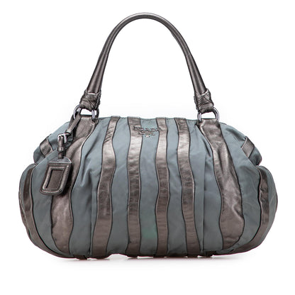 Prada Tessuto Nappa Waves Tote