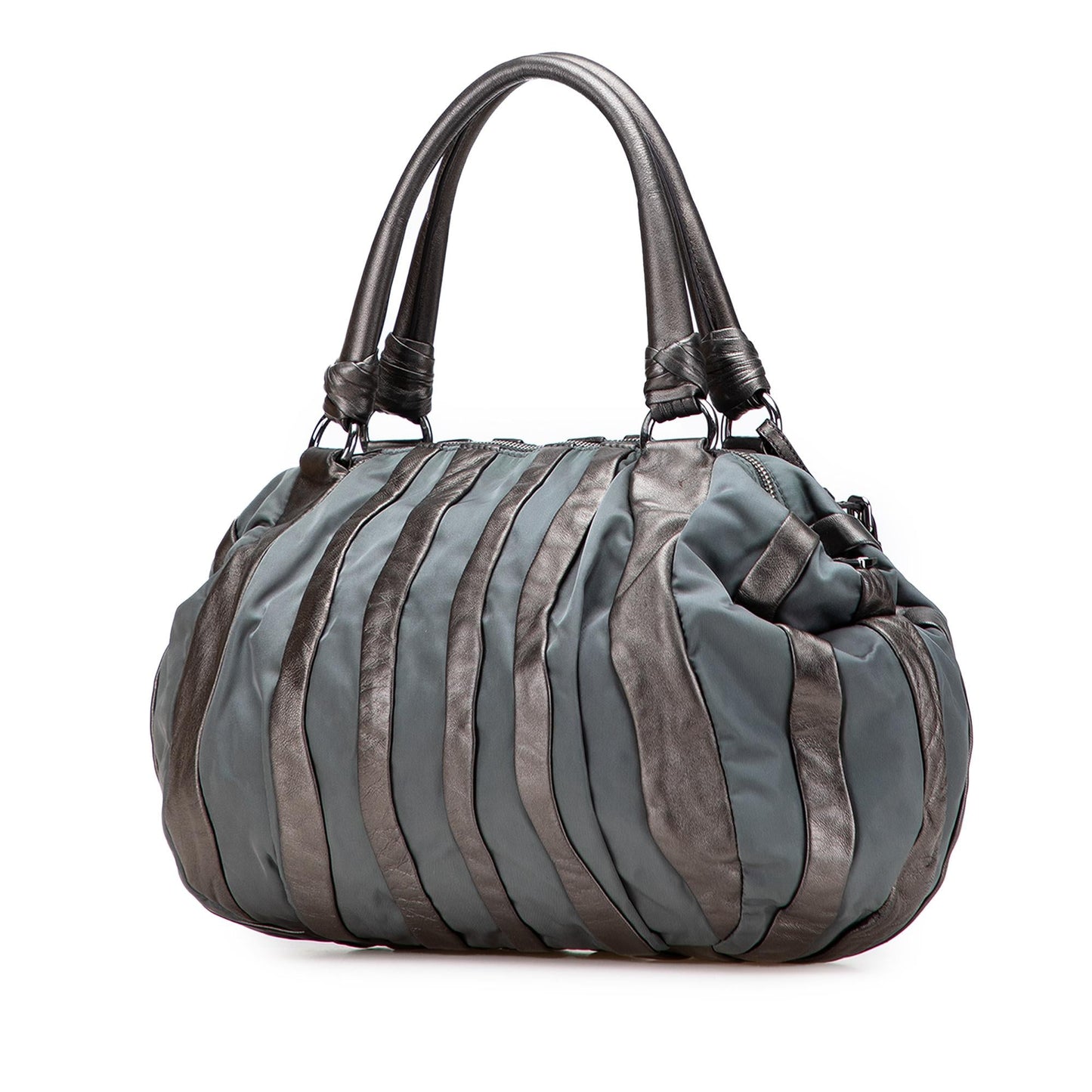 Prada Tessuto Nappa Waves Tote