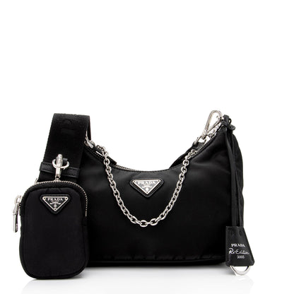 Prada Tessuto Re-Edition 2005 Crossbody Bag (SHF-qyTMt9)