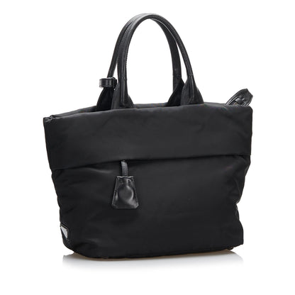 Prada Tessuto Reversible Satchel (SHG-1QOiGW)
