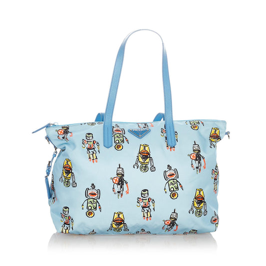 Prada Tessuto Robot Satchel (SHG-D0XqIA)