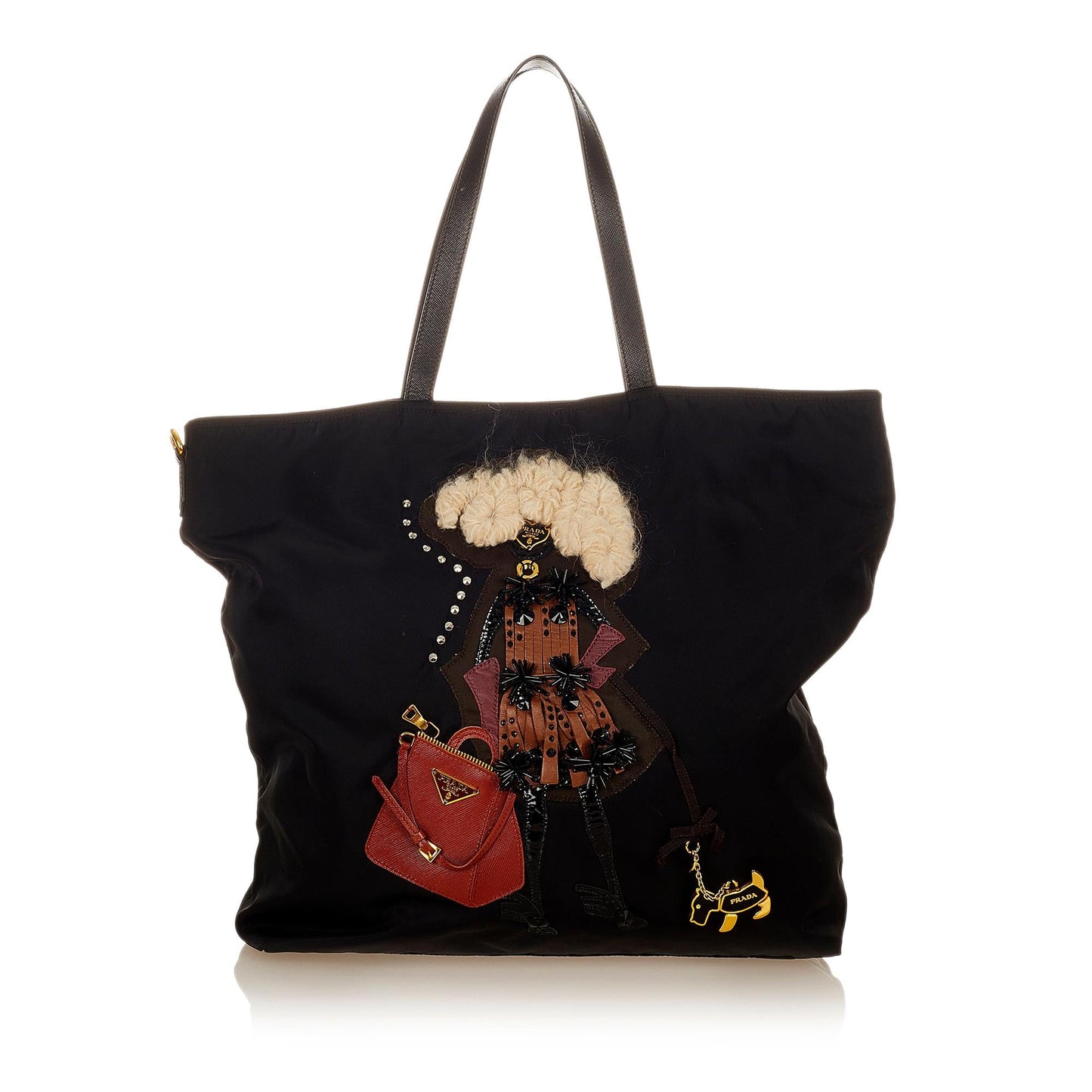 Prada Tessuto Robot Tote Bag (SHG-24393)