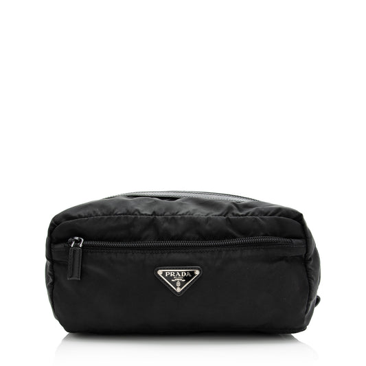 Prada Tessuto Saffiano Travel Pouch (SHF-23829)