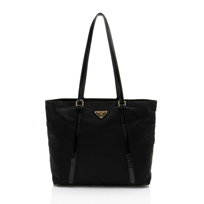 Prada Tessuto Spazzolato Tote