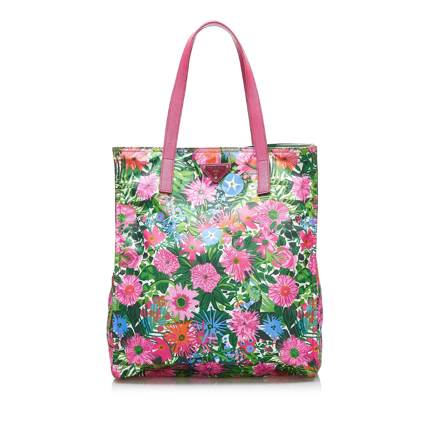 Prada Tessuto Stampato Floral Tote (SHG-Cplf3X)