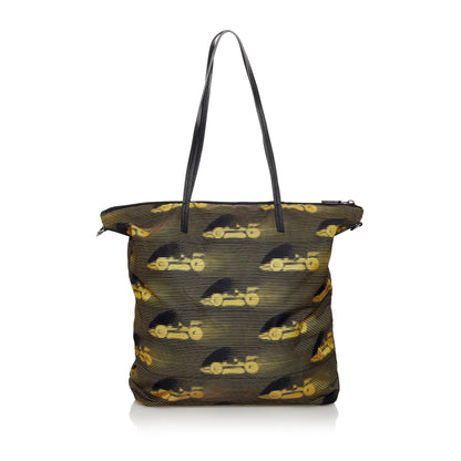 Prada Tessuto Stampato Nylon Tote Bag (SHG-37313)