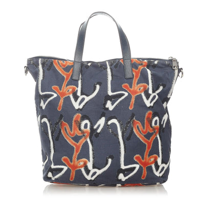 Prada Tessuto Stampato Satchel (SHG-32731)
