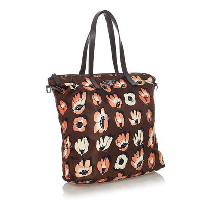 Prada Tessuto Stampato Satchel (SHG-33704)