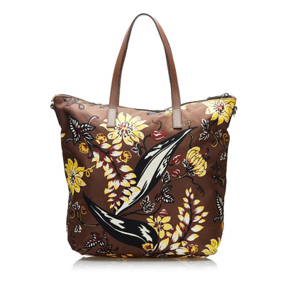 Prada Tessuto Stampato Satchel (SHG-37747)