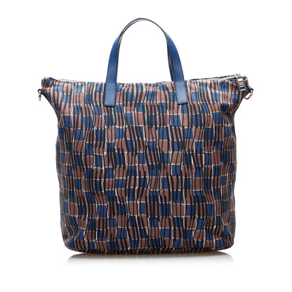 Prada Tessuto Stampato Satchel (SHG-1vBd4p)