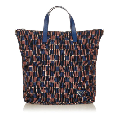 Prada Tessuto Stampato Tote Bag (SHG-26863)