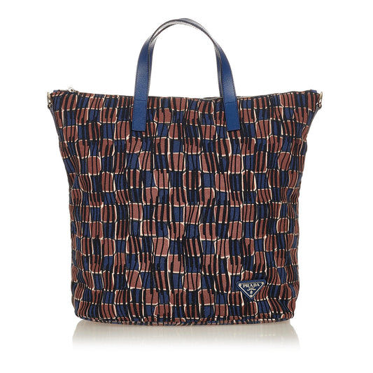 Prada Tessuto Stampato Tote Bag (SHG-26863)