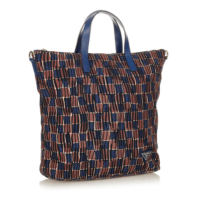 Prada Tessuto Stampato Tote Bag (SHG-26863)