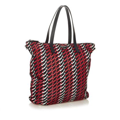 Prada Tessuto Stampato Tote (SHG-34389)