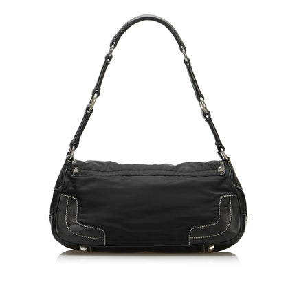 Prada Tessuto Tassel Shoulder Bag (SHG-OlHclM)