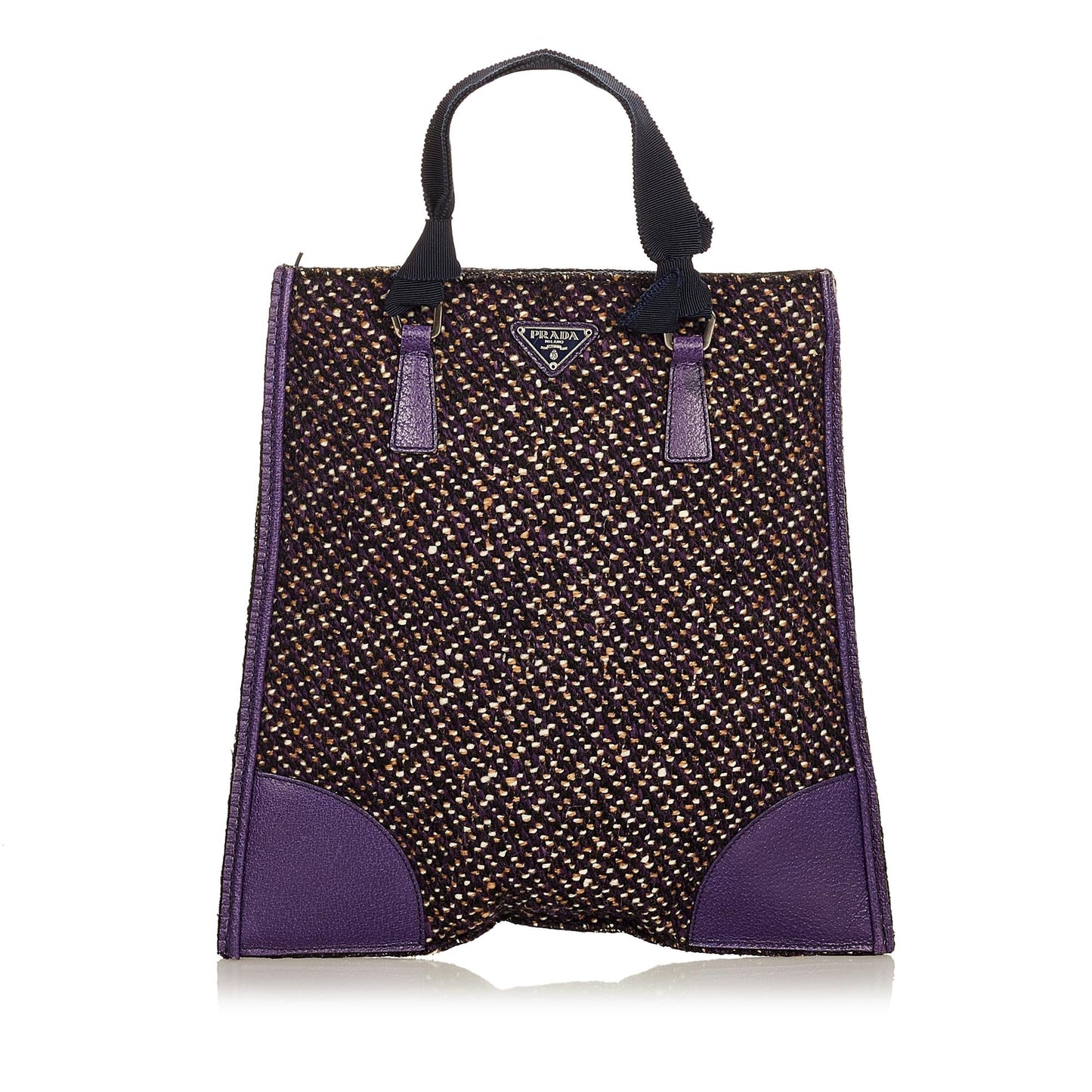 Prada Tweed Tote Bag (SHG-25163)