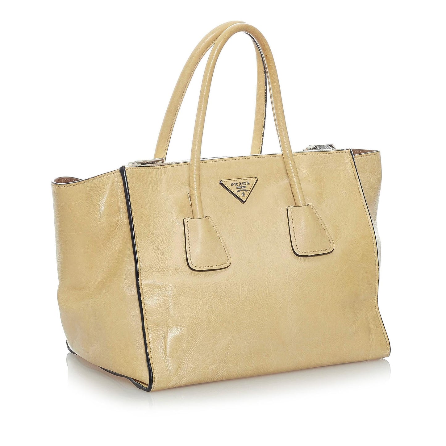 Prada Twin Pocket Leather Handbag (SHG-32969)