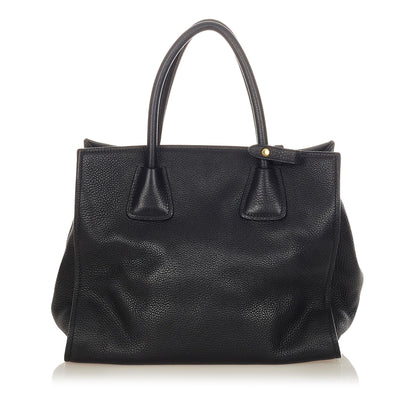 Prada Twin Pocket Leather Satchel (SHG-24744)