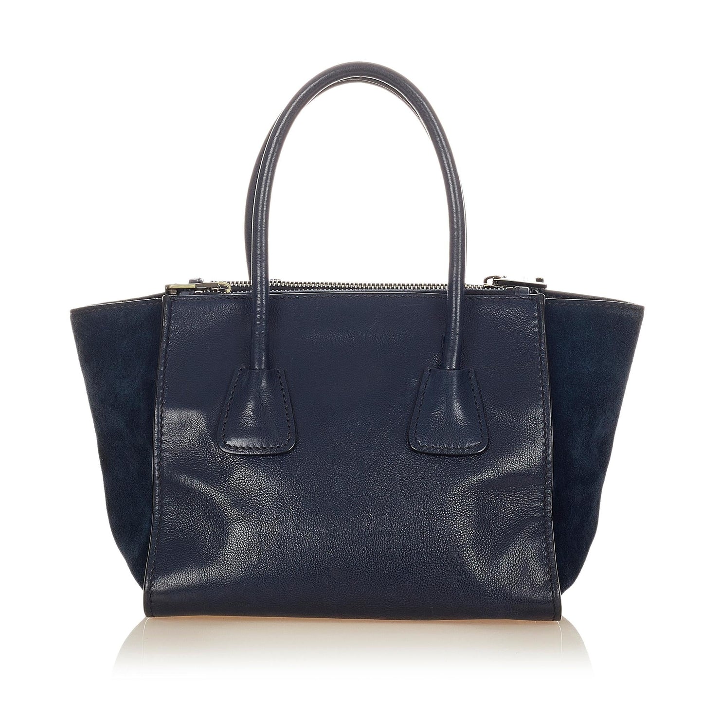 Prada Twin Pocket Leather Satchel (SHG-25676)