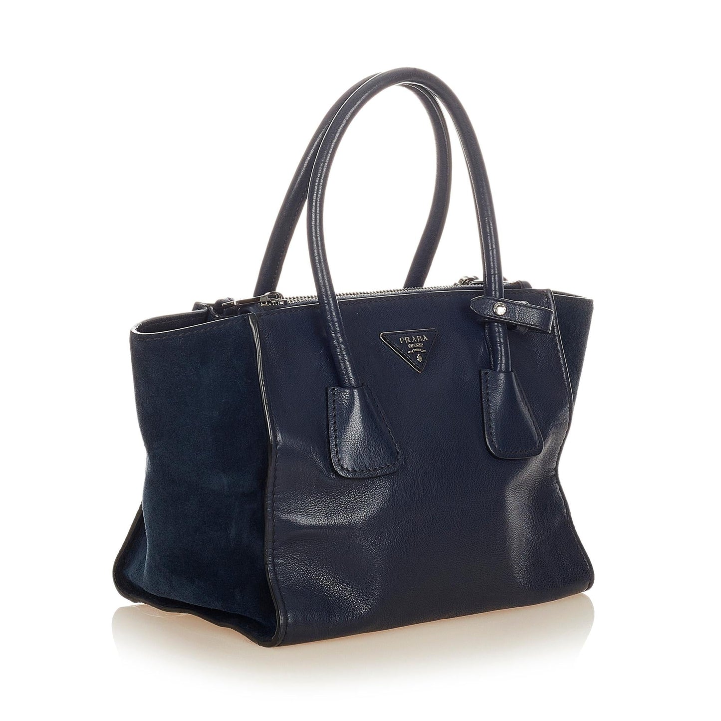 Prada Twin Pocket Leather Satchel (SHG-25676)