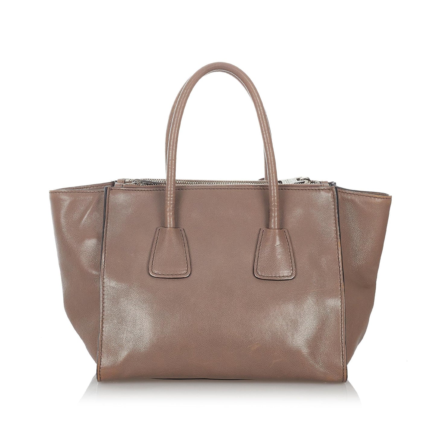 Prada Twin Pocket Leather Satchel (SHG-27027)