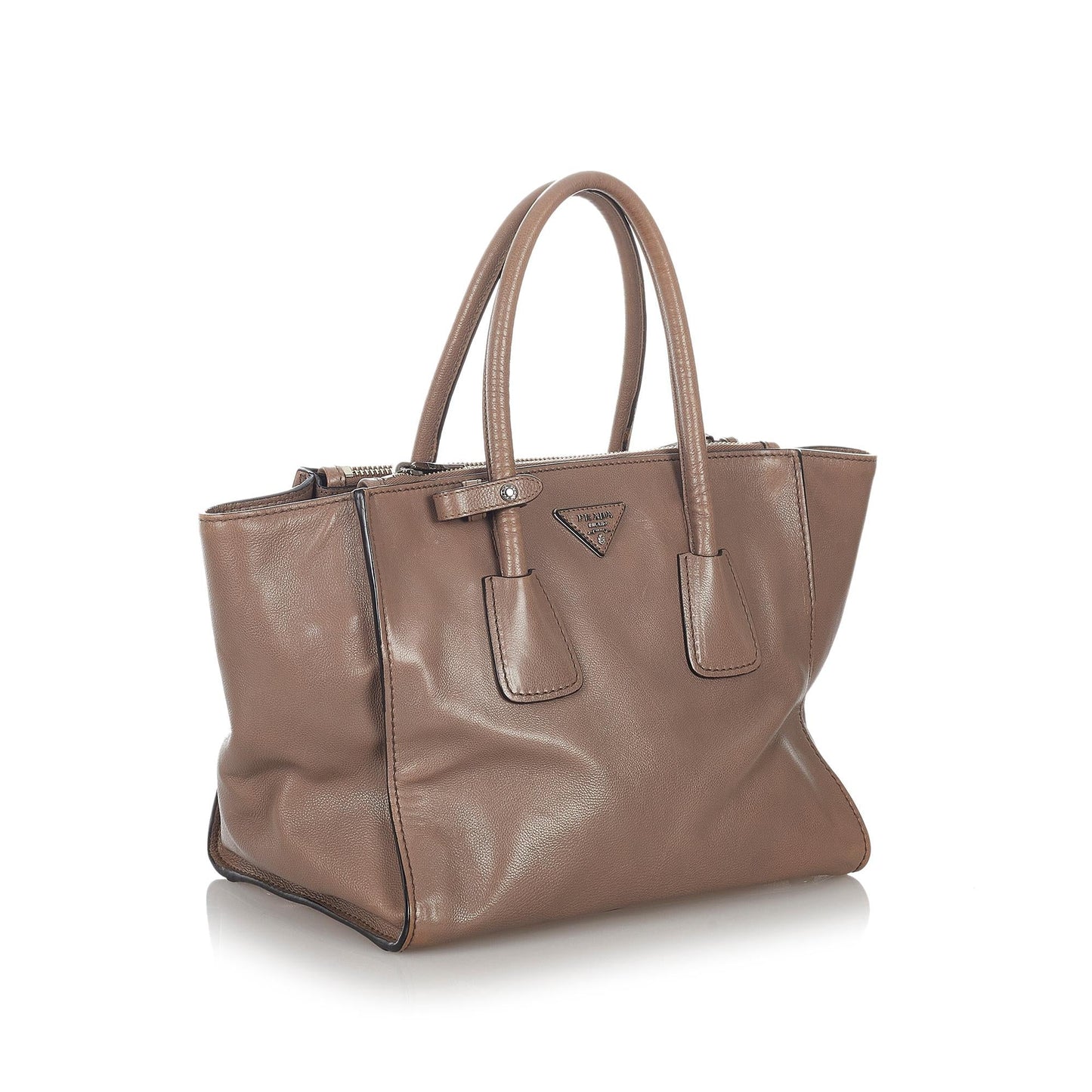 Prada Twin Pocket Leather Satchel (SHG-27027)