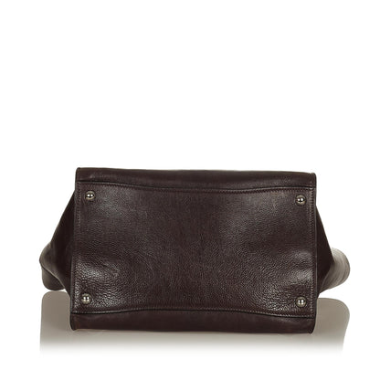 Prada Twin Pocket Leather Satchel (SHG-27087)
