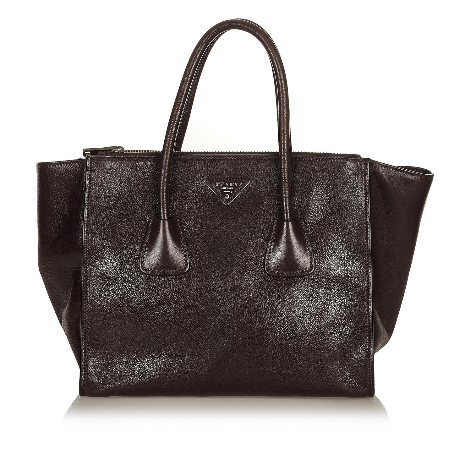 Prada Twin Pocket Leather Satchel (SHG-27087)