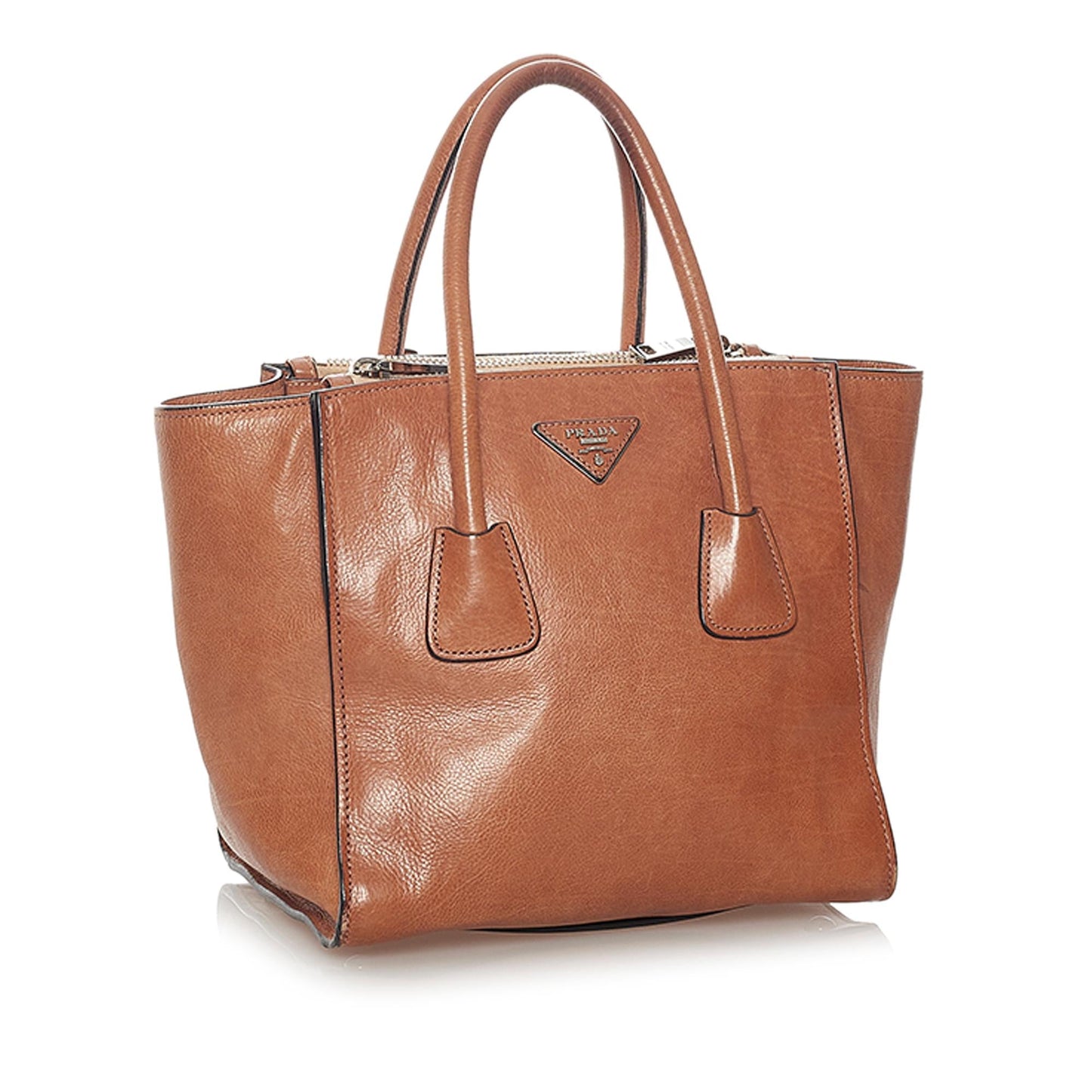 Prada Twin Pocket Leather Satchel (SHG-27501)