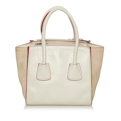 Prada Twin Pocket Leather Satchel (SHG-29191)