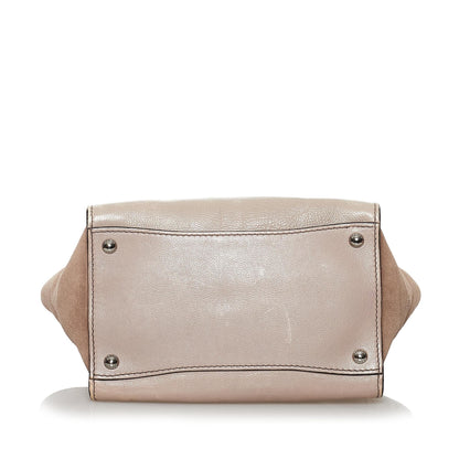 Prada Twin Pocket Leather Satchel (SHG-29876)