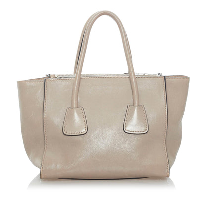 Prada Twin Pocket Leather Satchel (SHG-33124)