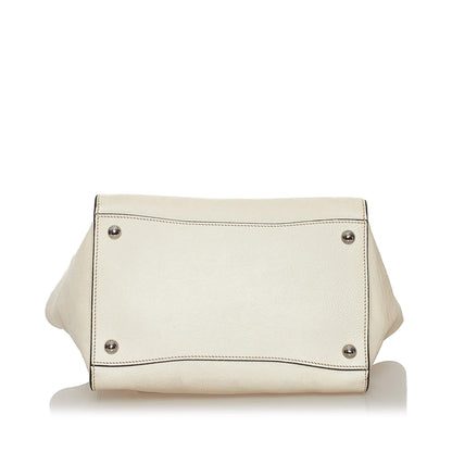 Prada Twin Pocket Leather Satchel (SHG-33296)