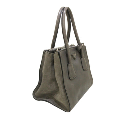 Prada Twin Pocket Leather Satchel (SHG-34079)