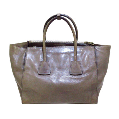 Prada Twin Pocket Leather Satchel (SHG-34780)
