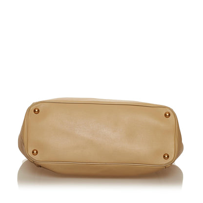 Prada VIsone City Calf Leather Handbag (SHG-29428)