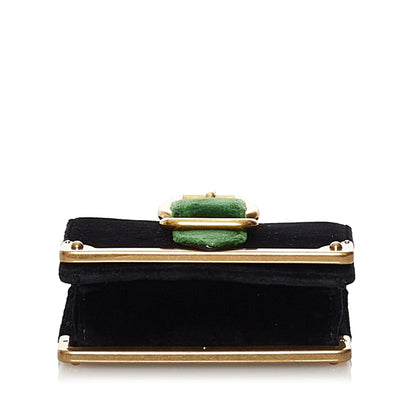 Prada Velluto Micro Cahier Crossbody Bag (SHG-32581)