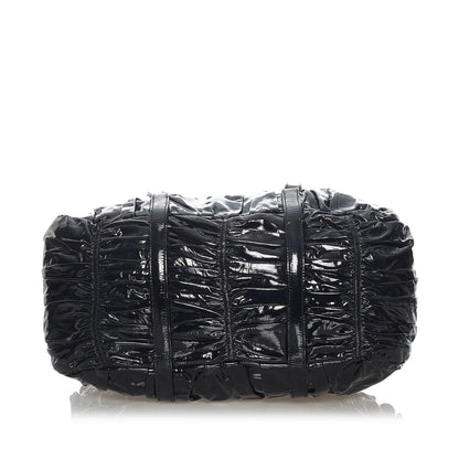 Prada Vernice Gaufre Satchel (SHG-32922)