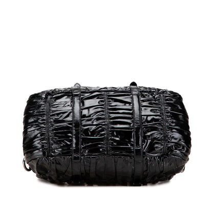 Prada Vernice Gaufre Satchel