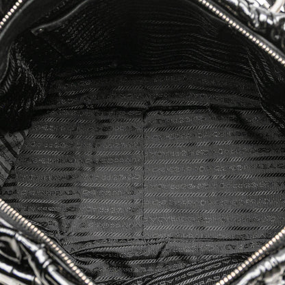 Prada Vernice Gaufre Satchel