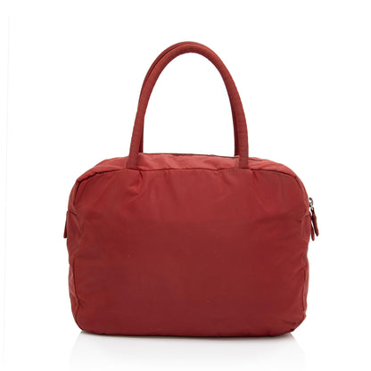 Prada Tessuto Bowler Bag (SHF-91oaWV)