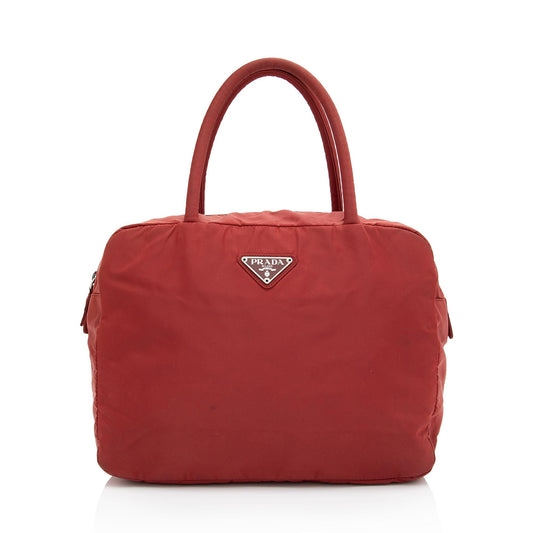 Prada Tessuto Bowler Bag (SHF-91oaWV)